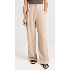 NWT Reformation Mason Trouser Pant Khaki Size 4